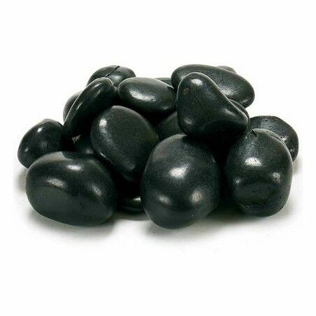 Pietre Decorative Ibergarden 3BG Nero Grande 3 Kg (4 Unità)