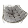 Sedia da giardino sospesa DKD Home Decor 82 x 75 x 125 cm Metallo rattan sintetico Grigio chiaro (82 x 75 x 125 cm)