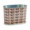 Vaso Ibergarden H18A3528D Metallo vimini Ovale 12,7 x 15 x 23,5 cm (24 Unità)