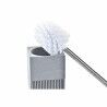 Scopino per il Bagno DKD Home Decor Scandi Argentato Grigio Acciaio inossidabile Alluminio Resina (9,5 x 9,5 x 37 cm)