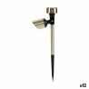 Faro Ibergarden BH18058 Argentato Acciaio 15 x 10 x 28 cm Articolata Ricarica a luce solare (12 Unità)