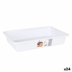 Set di vassoi organizzatori Dem Bob Bianco 37 x 23 x 7 cm (24 Unità)