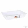 Set di vassoi organizzatori Dem Bob Bianco 37 x 23 x 7 cm (24 Unità)