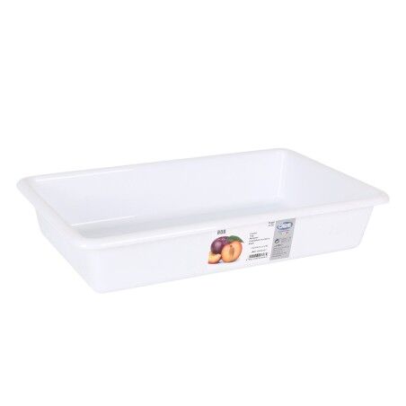 Set di vassoi organizzatori Dem Bob Bianco 37 x 23 x 7 cm (24 Unità)
