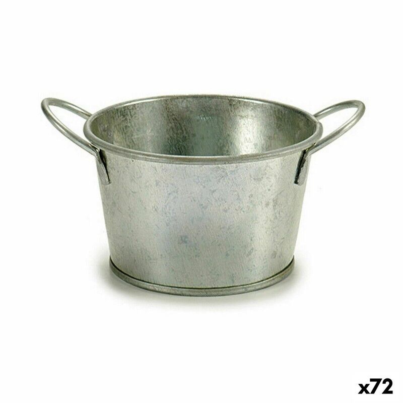 Vaso Ibergarden F60325-B Argentato Zinco Secchio 17,8 x 8 x 12,3 cm (72 Unità) Vaso Ibergarden F60325-B Argentato Zinco Secchio 17,8 x 8 x 12,3 cm (72 Unità)