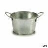 Vaso Ibergarden F60325-B Argentato Zinco Secchio 17,8 x 8 x 12,3 cm (72 Unità)
