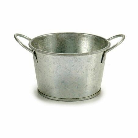 Vaso Ibergarden F60325-B Argentato Zinco Secchio 17,8 x 8 x 12,3 cm (72 Unità)