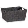 Cestino Multiuso Kipit A3-6883 Nero Stoffa 30 x 14 x 20 cm 20 x 14 x 30 cm (18 Unità)