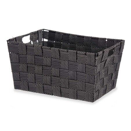 Cestino Multiuso Kipit A3-6883 Nero Stoffa 30 x 14 x 20 cm 20 x 14 x 30 cm (18 Unità)