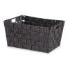 Cestino Multiuso Kipit A3-6883 Nero Stoffa 30 x 14 x 20 cm 20 x 14 x 30 cm (18 Unità)
