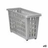 Contenitore per Sistemare per Mobile da Cucina Kipit G-327-1 Grigio 17,5 x 26 x 46 cm Con ruote (12 Unità)