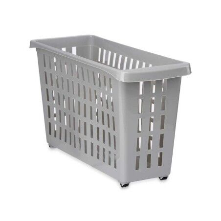 Contenitore per Sistemare per Mobile da Cucina Kipit G-327-1 Grigio 17,5 x 26 x 46 cm Con ruote (12 Unità)