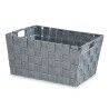 Cestino Multiuso Kipit A3-6883 Grigio Stoffa 5 L 30,4 x 14 x 20 cm (18 Unità)