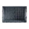 Cestino Multiuso Kipit A3-6883 Grigio Stoffa 5 L 30,4 x 14 x 20 cm (18 Unità)
