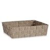 Cestino Multiuso Kipit A3-6885 Beige Stoffa 3,8 L 34 x 8,5 x 21 cm (18 Unità)