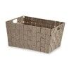 Cestino Multiuso Kipit A3-6883 Marrone Stoffa 5 L 30,4 x 14 x 20 cm (18 Unità)