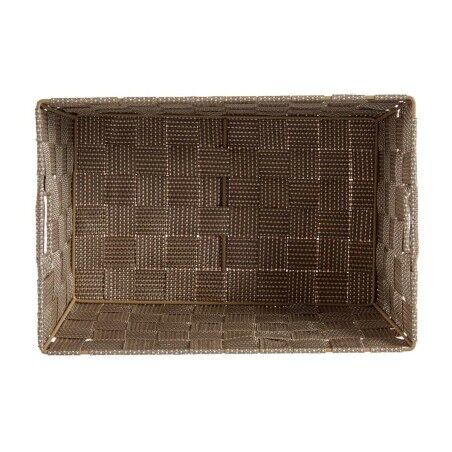 Cestino Multiuso Kipit A3-6883 Marrone Stoffa 5 L 30,4 x 14 x 20 cm (18 Unità)