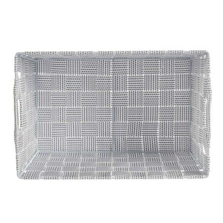 Cestino Multiuso Kipit A3-6883 Bianco Stoffa 30,4 x 14 x 20 cm (18 Unità)