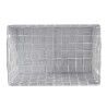 Cestino Multiuso Kipit A3-6883 Bianco Stoffa 30,4 x 14 x 20 cm (18 Unità)