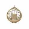 Sedia da giardino sospesa DKD Home Decor 90 x 70 x 110 cm 105 x 75 x 226 cm Beige Metallo Marrone rattan sintetico
