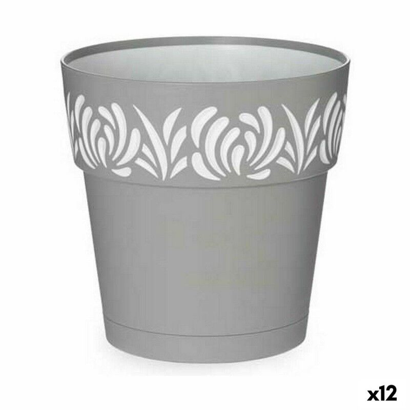 Vaso Autoirrigante Stefanplast Gaia Grigio Plastica 19 x 19 x 19 cm (12 Unità) Vaso Autoirrigante Stefanplast Gaia Grigio Plastica 19 x 19 x 19 cm (12 Unità)