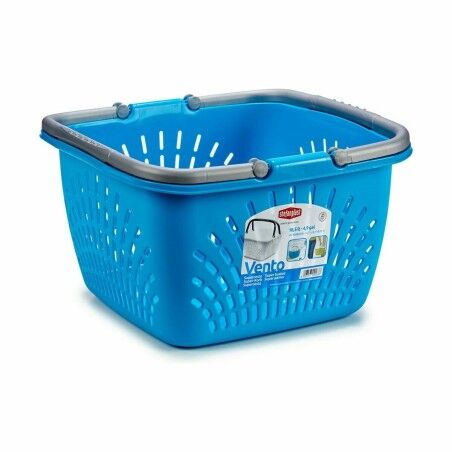 Cesto per i Panni Stefanplast PR163P Marrone Plastica 18 L 39 x 21,5 x 39 cm Con manici (30 Unità)