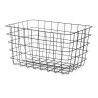 Cestino Multiuso Kinvara W5759K-L BLACK Nero Metallo 38,5 x 20,5 x 28 cm Rettangolare (6 Unità)