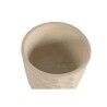 Vaso Home ESPRIT Beige Fibra di Vetro Scandinavo 36,5 x 36,5 x 63 cm