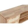 Mobile TV Home ESPRIT Naturale Metallo Legno d'albero della gomma 120 x 30 x 48 cm